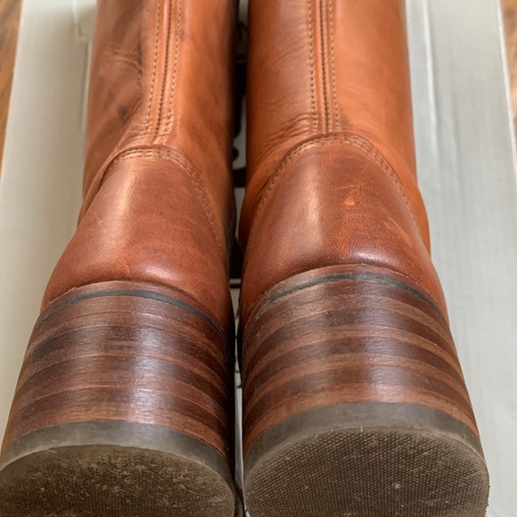 FRYE Campus Lug Lace Leather Knee-High Boots - Picture 7 of 16